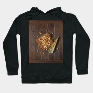 corn cob raw on wood Hoodie